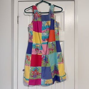 Lilly Pulitzer Colorful Patchwork Mini Dress